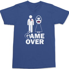 Marriage Game Over T-Shirt BLUE