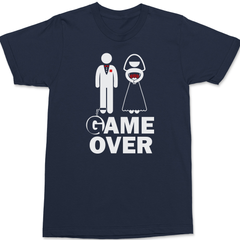 Marriage Game Over T-Shirt NAVY