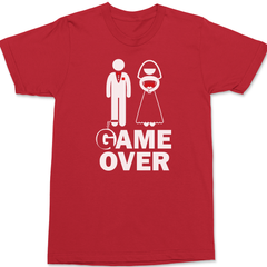 Marriage Game Over T-Shirt RED