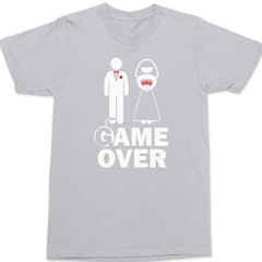 Marriage Game Over T-Shirt SILVER