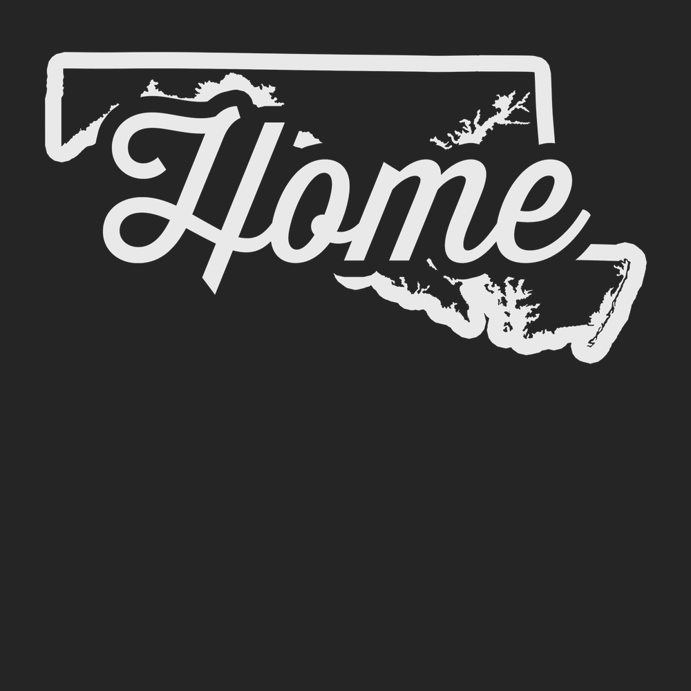 Maryland Home T-Shirt BLACK