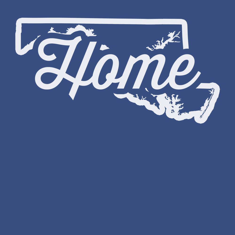 Maryland Home T-Shirt BLUE