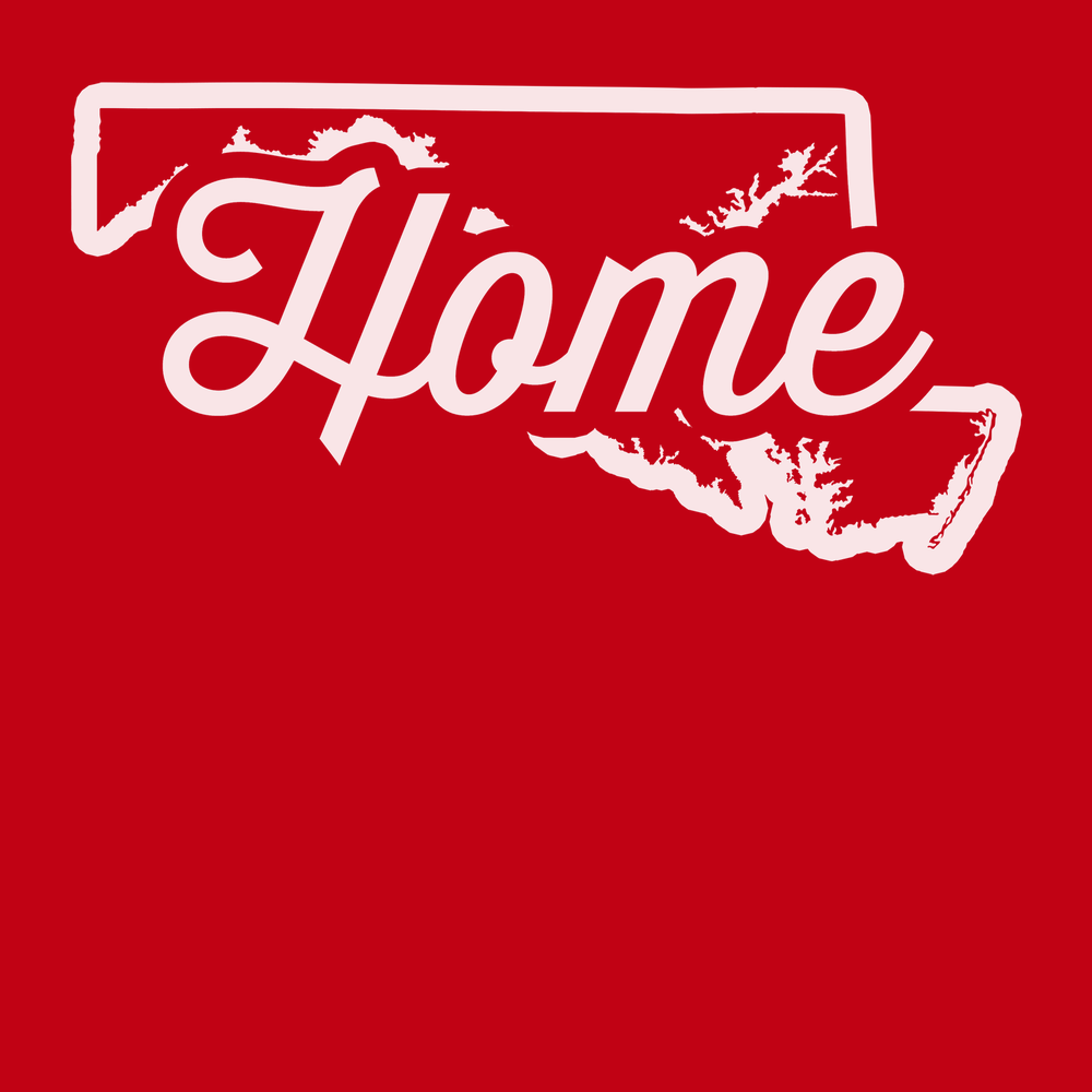 Maryland Home T-Shirt RED