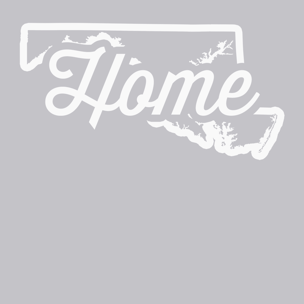 Maryland Home T-Shirt SILVER