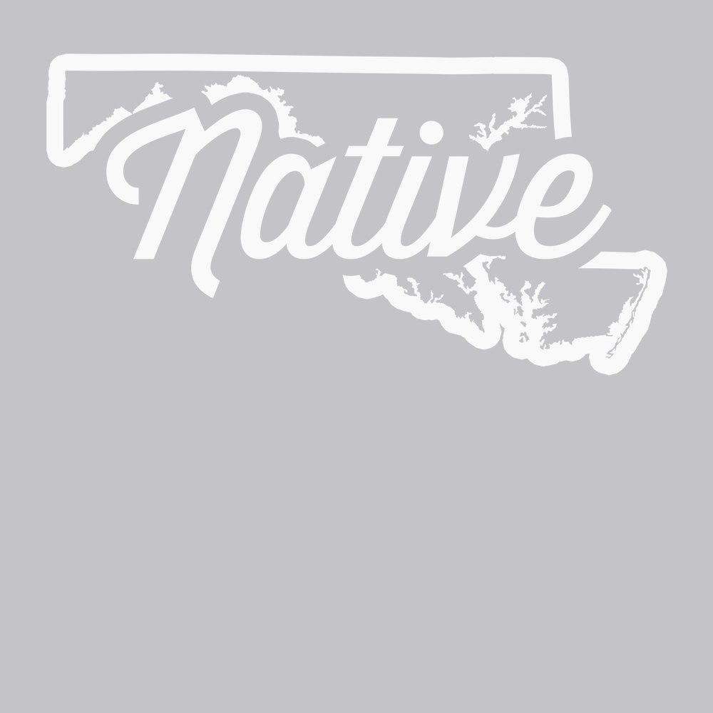 Maryland Native T-Shirt SILVER
