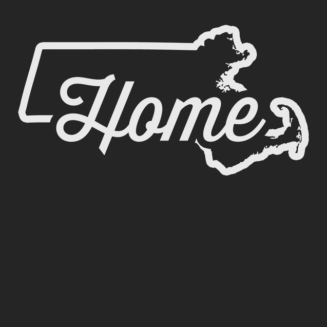 Massachusetts Home T-Shirt BLACK