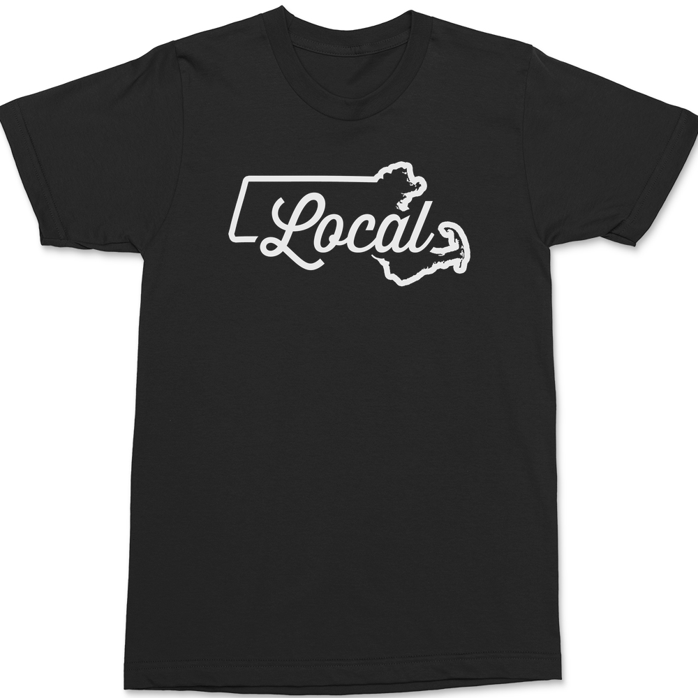 Massachusetts Local T-Shirt BLACK