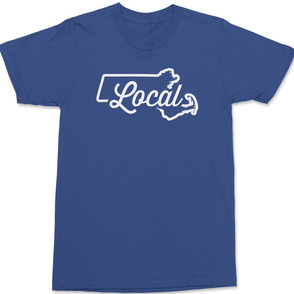 Massachusetts Local T-Shirt BLUE