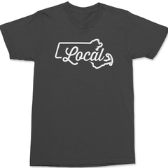 Massachusetts Local T-Shirt CHARCOAL