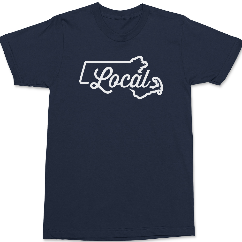 Massachusetts Local T-Shirt NAVY