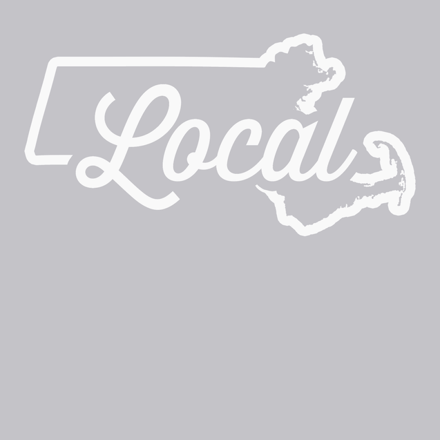 Massachusetts Local T-Shirt SILVER