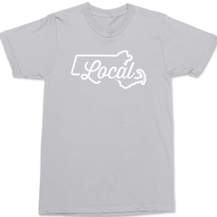 Massachusetts Local T-Shirt SILVER