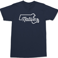 Massachusetts Native T-Shirt NAVY