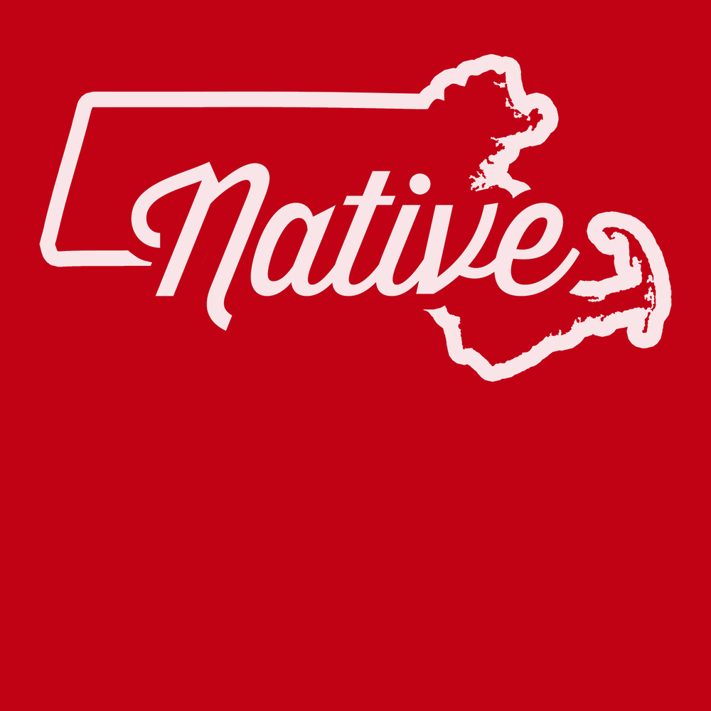Massachusetts Native T-Shirt RED
