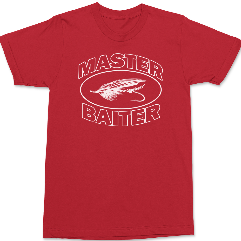 Master Baiter FIshing T-Shirt RED