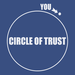 Meet the Parents Circle of Trust T-Shirt BLUE