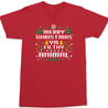 Merry Christmas Ya Filthy Animal T-Shirt RED