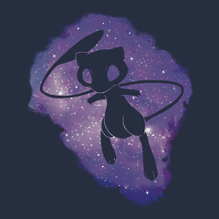 Mew In Space T-Shirt NAVY