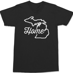 Michigan Home T-Shirt BLACK