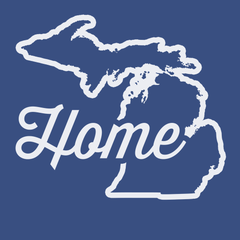 Michigan Home T-Shirt BLUE