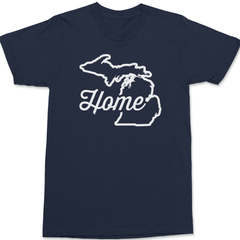 Michigan Home T-Shirt NAVY