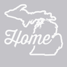 Michigan Home T-Shirt SILVER