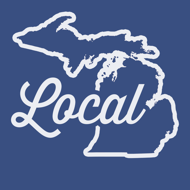 Michigan Local T-Shirt BLUE