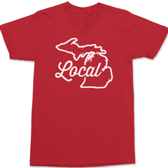 Michigan Local T-Shirt RED