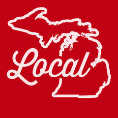 Michigan Local T-Shirt RED