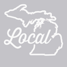 Michigan Local T-Shirt SILVER