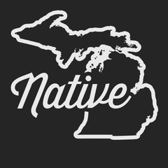 Michigan Native T-Shirt BLACK