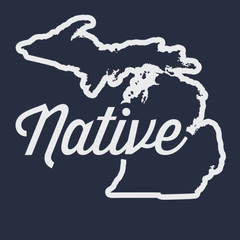 Michigan Native T-Shirt NAVY