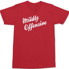 Mildly Offensive T-Shirt RED
