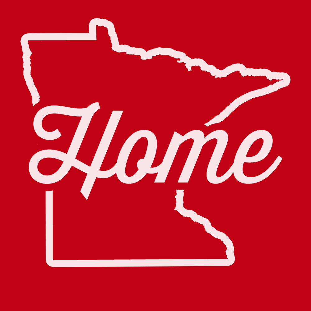 Minnesota Home T-Shirt RED