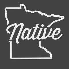 Minnesota Native T-Shirt CHARCOAL