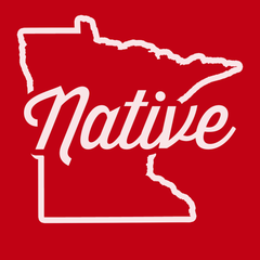 Minnesota Native T-Shirt RED
