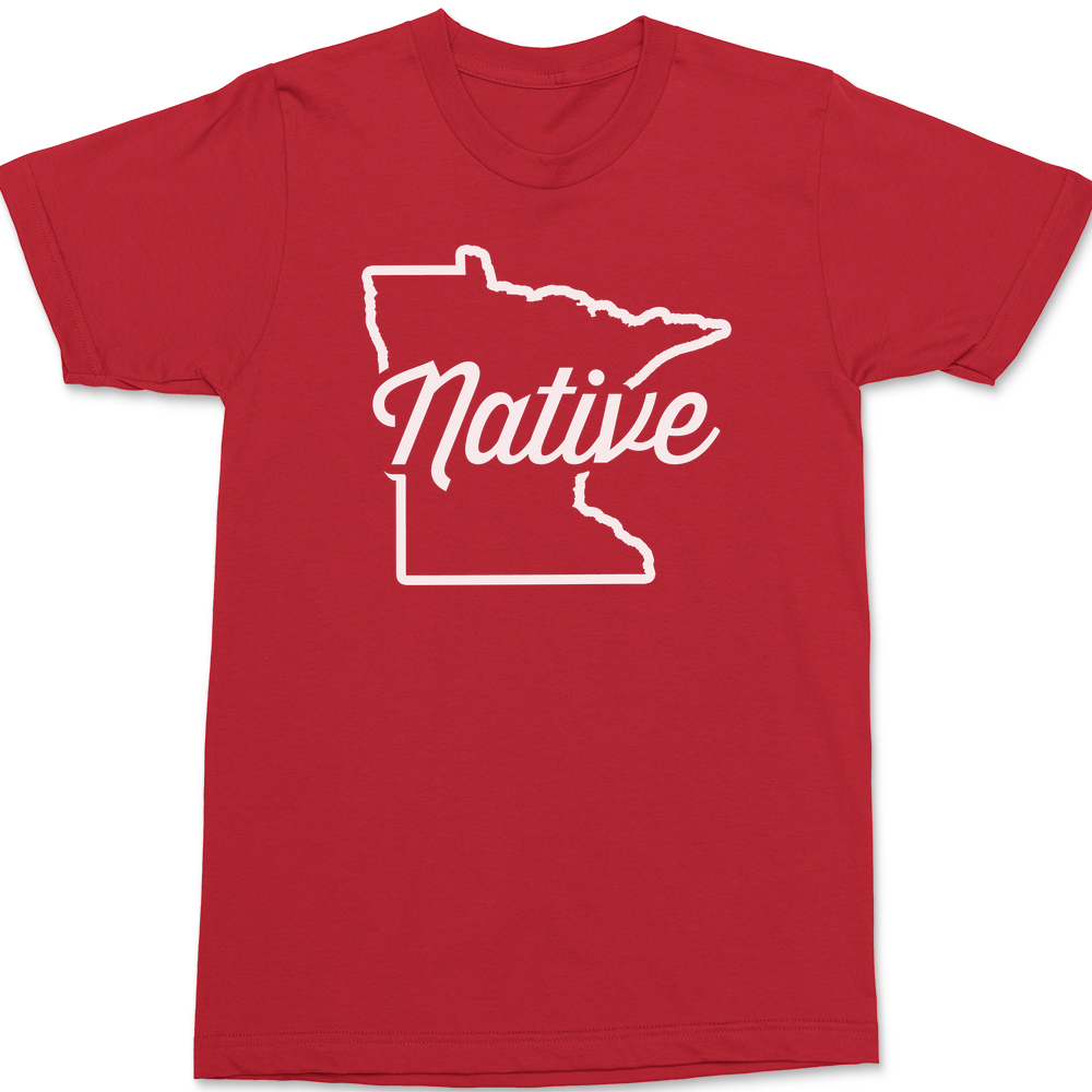 Minnesota Native T-Shirt RED