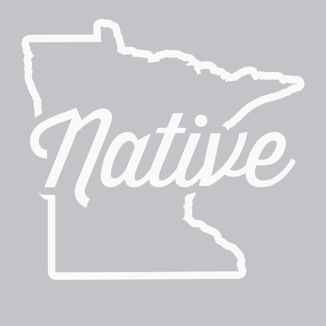 Minnesota Native T-Shirt SILVER