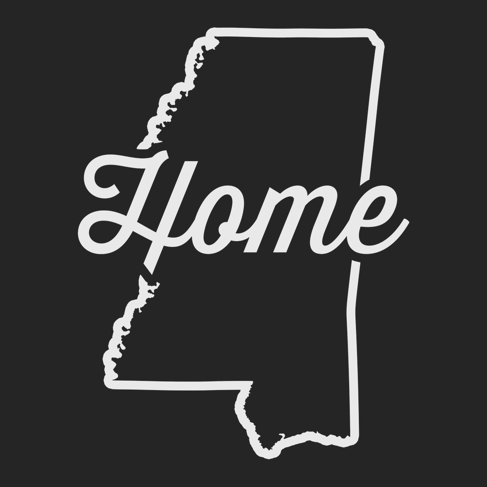 Mississippi Home T-Shirt BLACK
