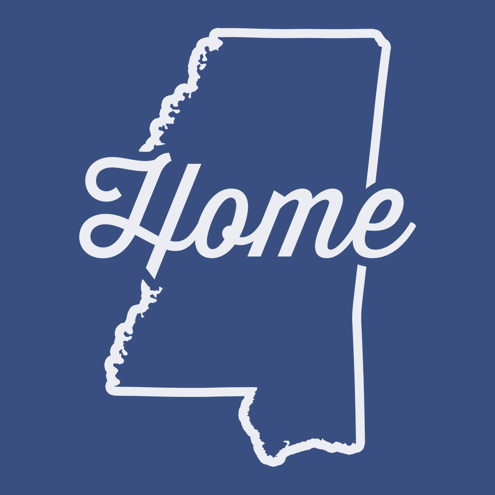 Mississippi Home T-Shirt BLUE