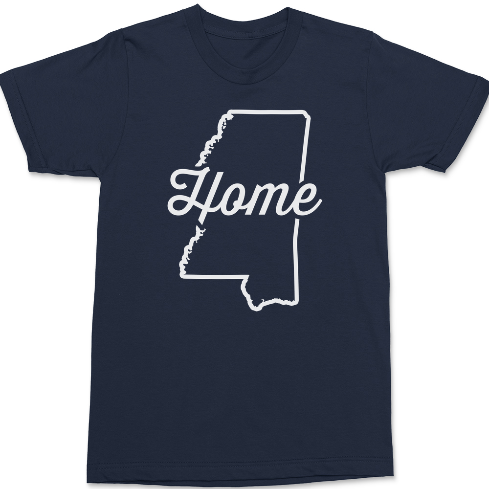 Mississippi Home T-Shirt NAVY