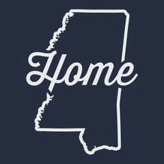 Mississippi Home T-Shirt NAVY