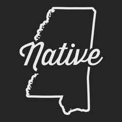 Mississippi Native T-Shirt BLACK