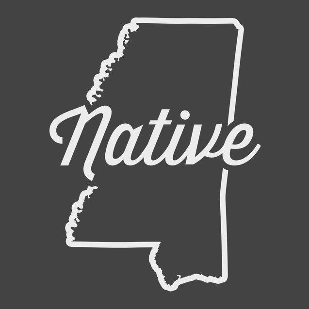 Mississippi Native T-Shirt CHARCOAL