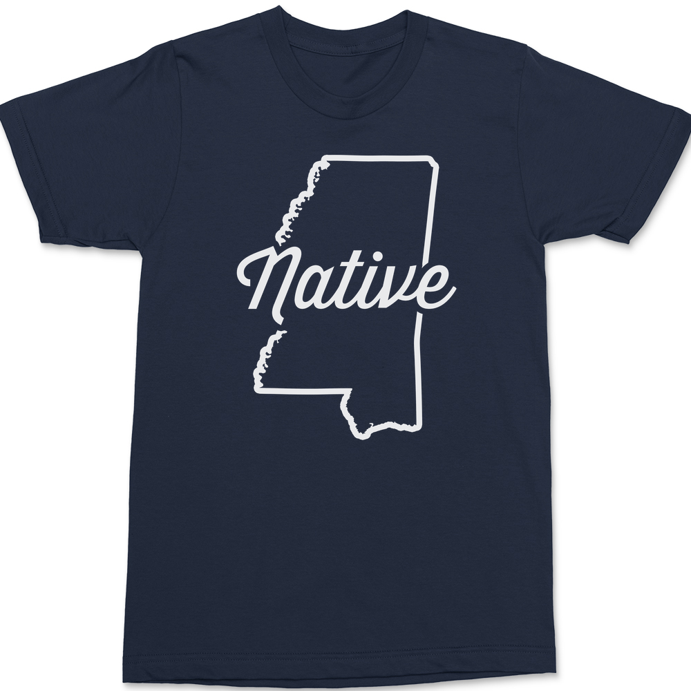 Mississippi Native T-Shirt NAVY