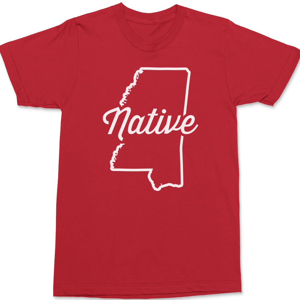 Mississippi Native T-Shirt RED