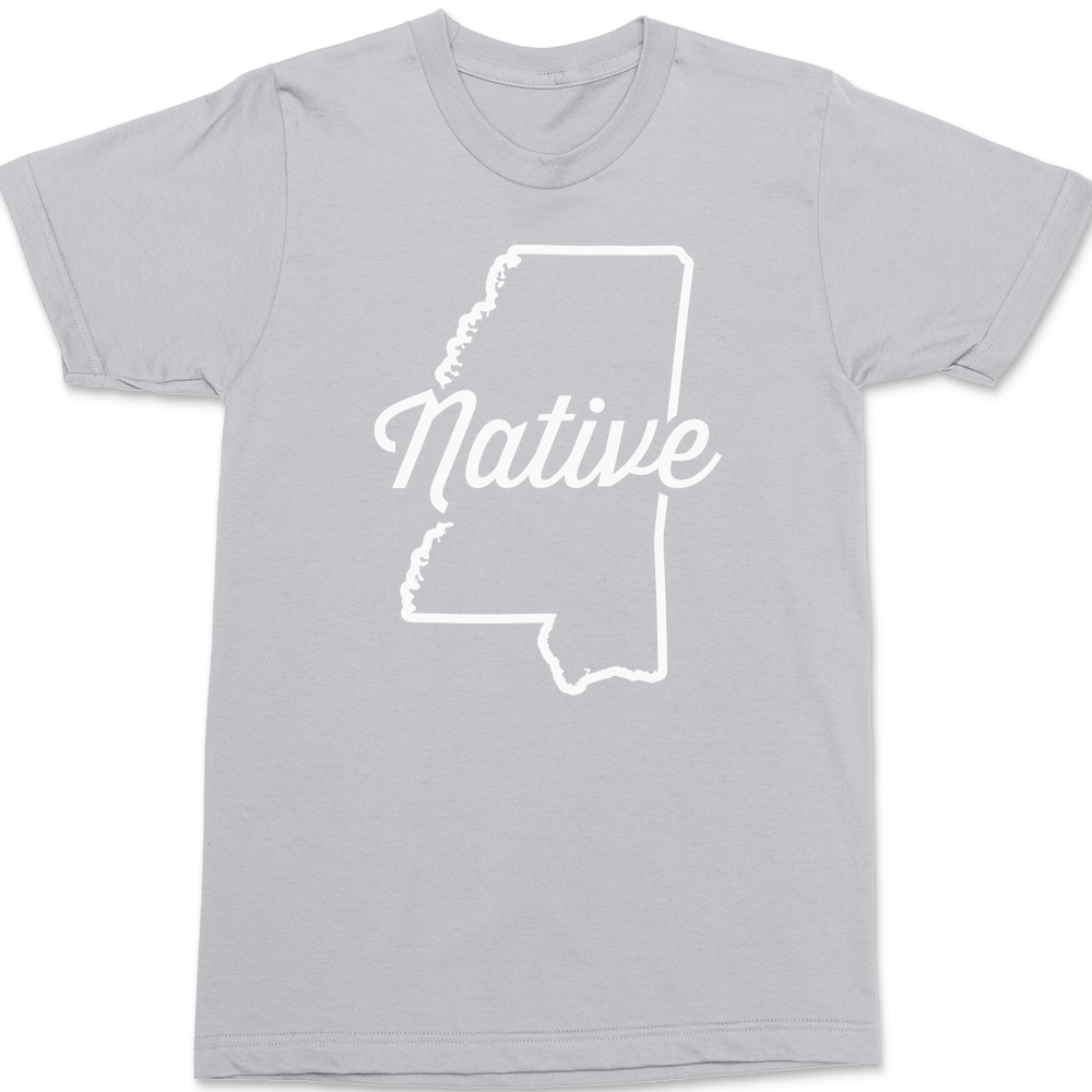 Mississippi Native T-Shirt SILVER