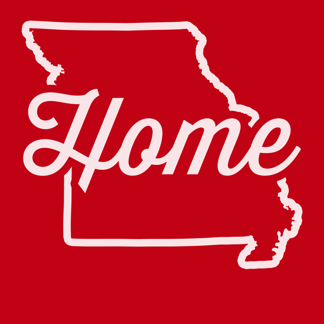 Missouri Home T-Shirt RED