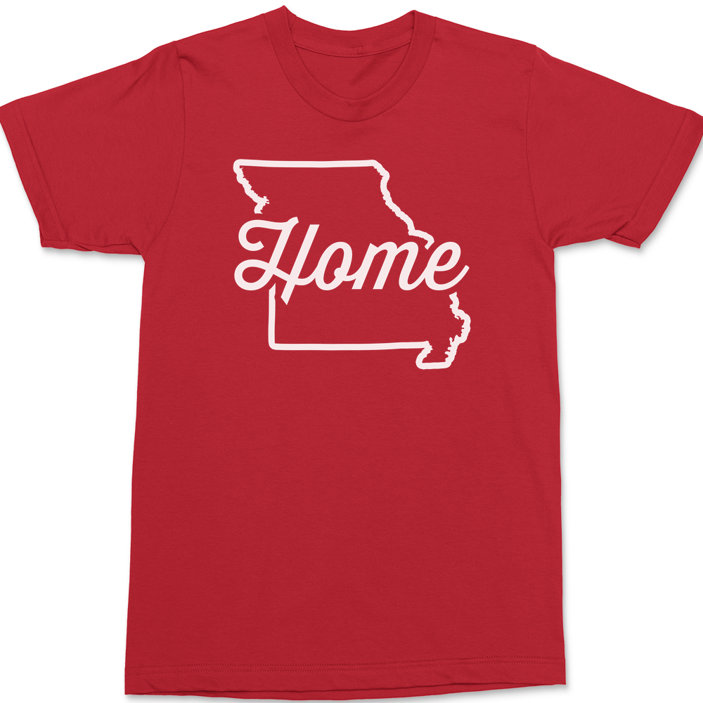 Missouri Home T-Shirt RED