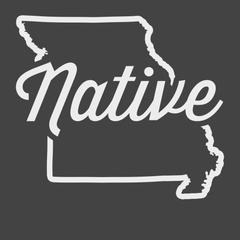Missouri Native T-Shirt CHARCOAL